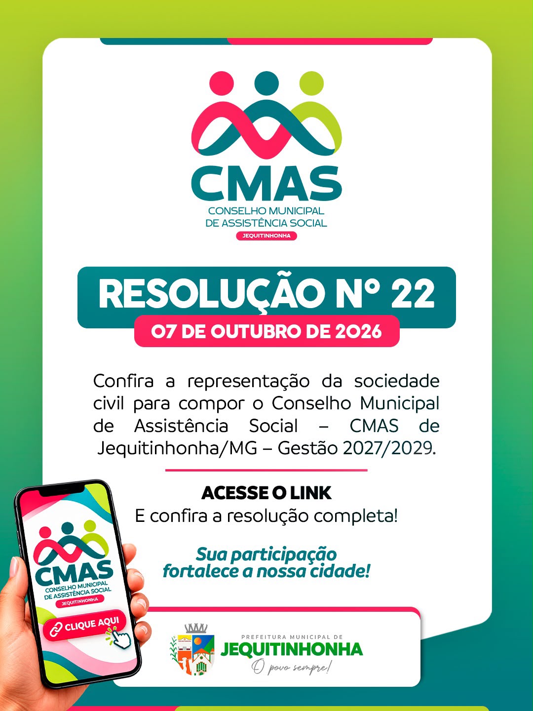 Resolução nº 22, de 7 de outubro de 2026
