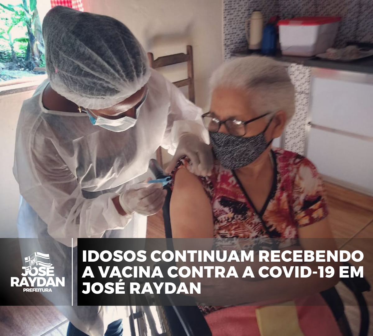 IDOSOS CONTINUAM RECEBENDO A VACINA CONTRA A COVID-1...