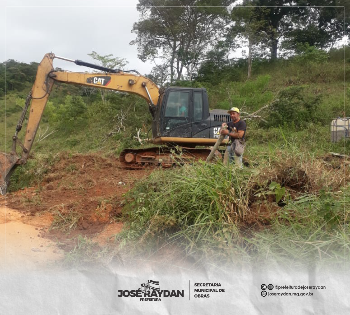 OBRA HISTÓRICA NO CÓRREGO DOS OLIVEIRAS