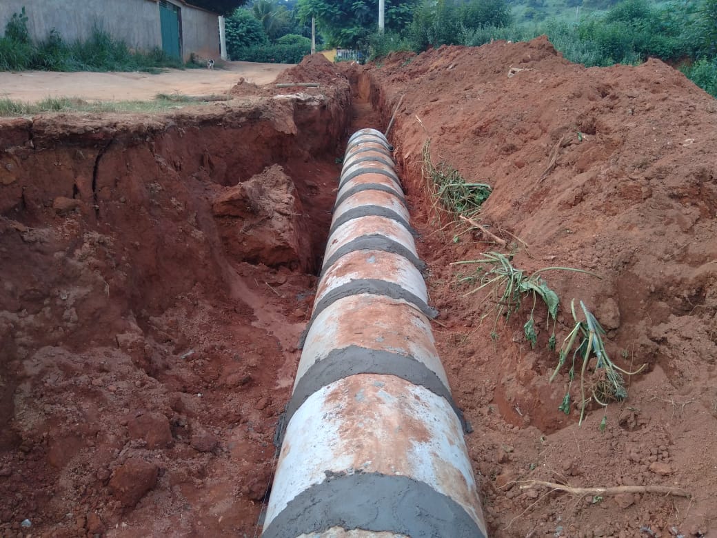 BAIRRO SÃO PEDRO TEM GRANDE OBRA INICIADA