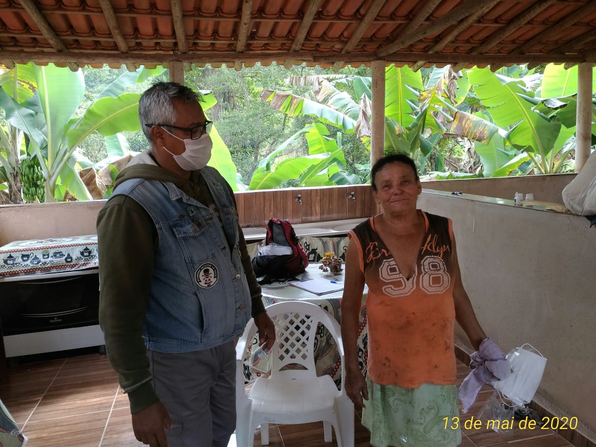 MÁSCARAS DISTRIBUÍDAS EM TODO O MUNICÍPIO