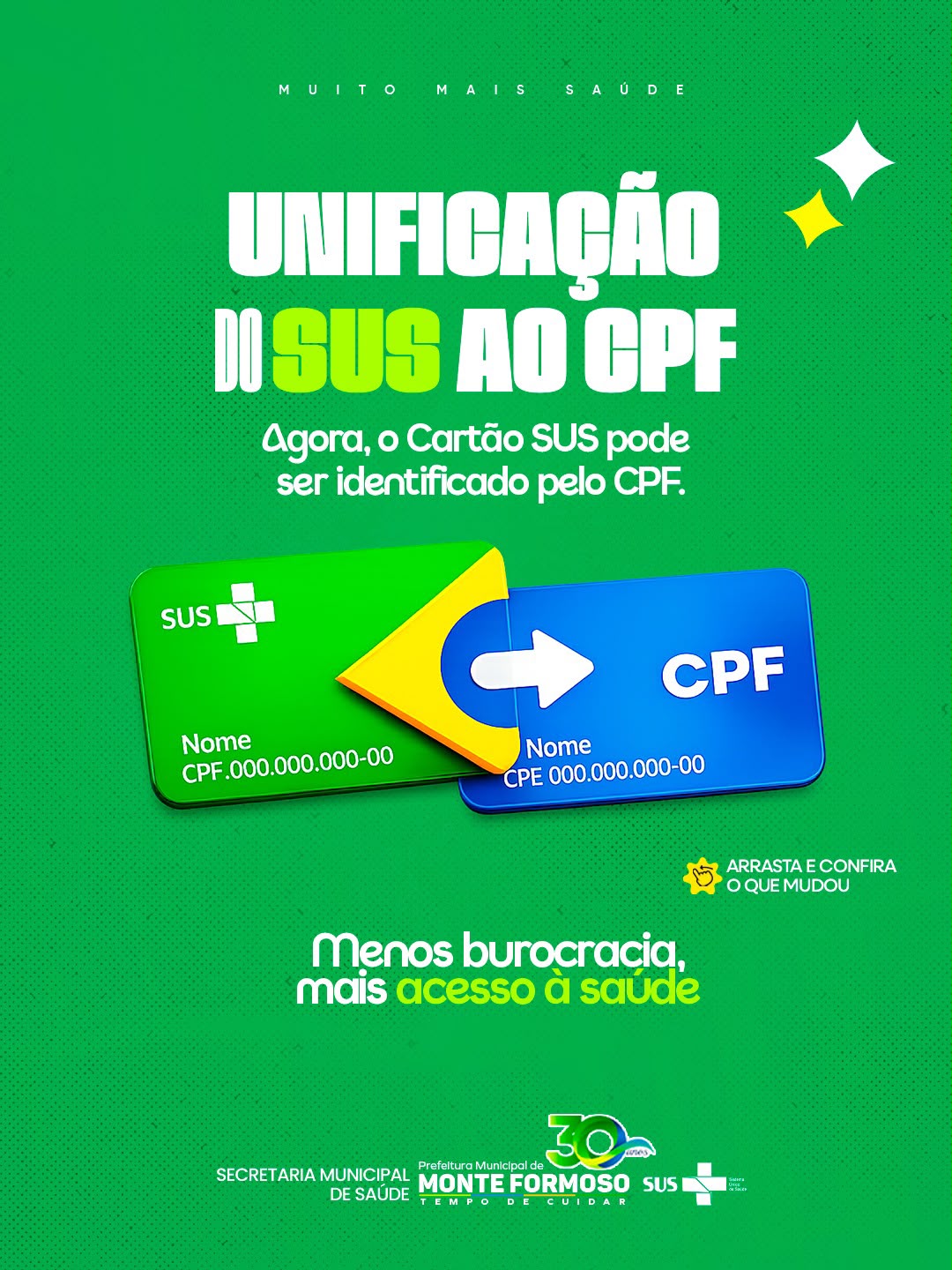 MAIS PRATICIDADE E SEGURANÇA NO ACESSO À SAÚDE!