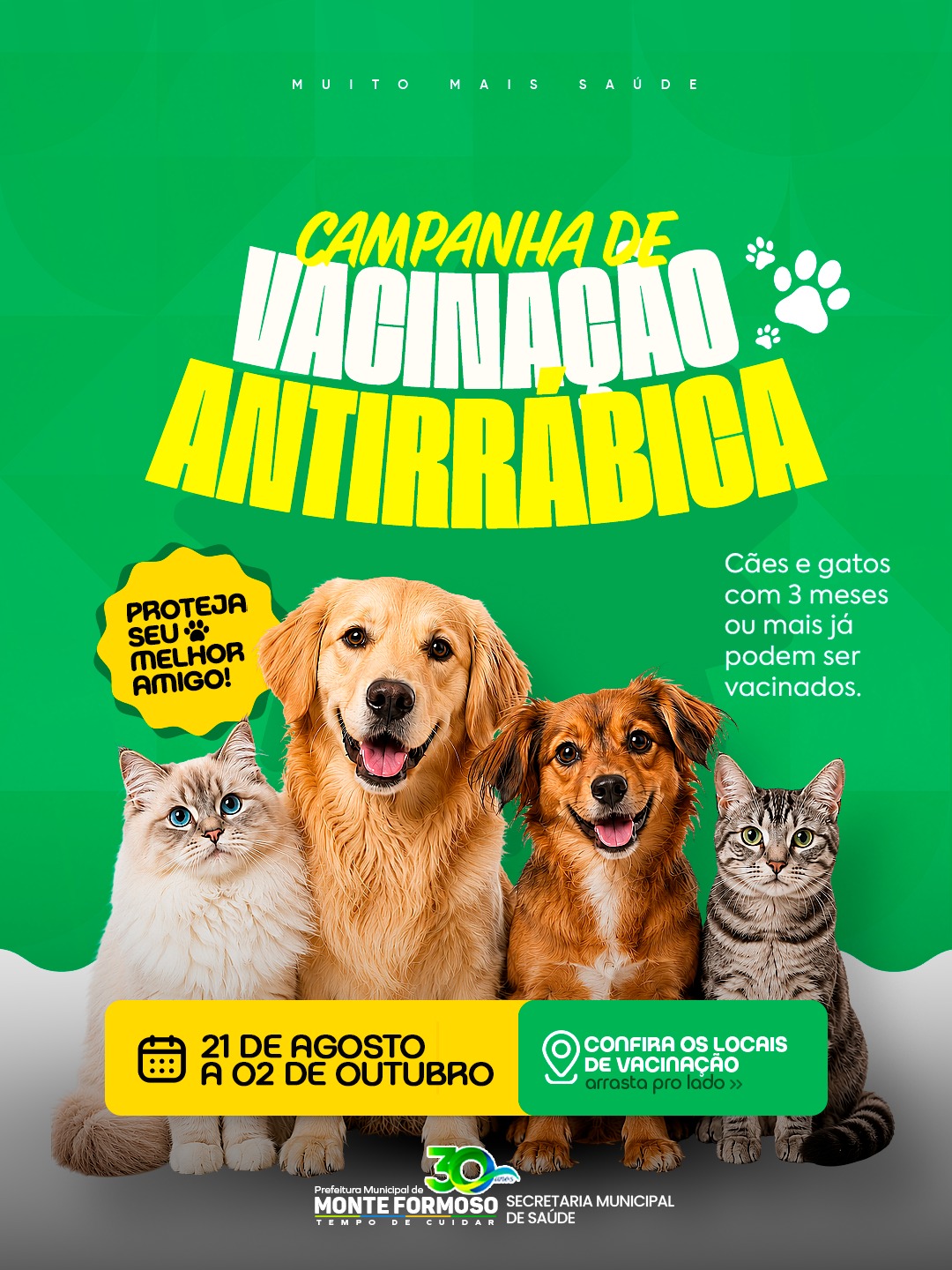 PROTEJA SEU MELHOR AMIGO!