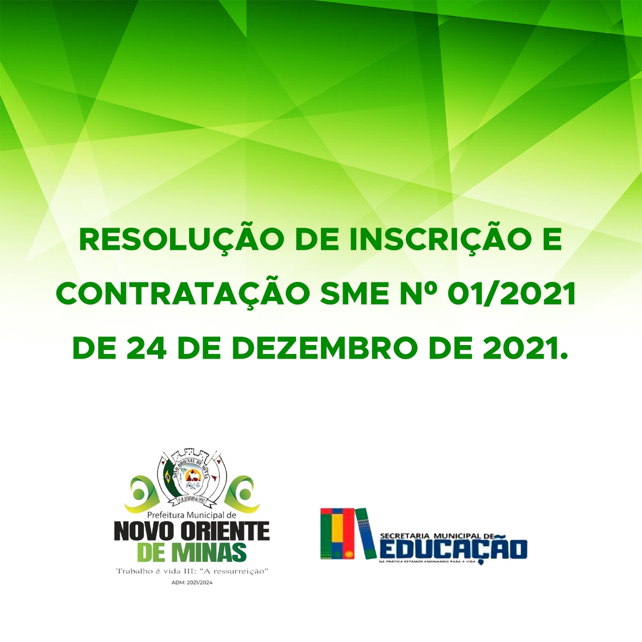 PROCESSO SELETIVO SIMPLIFICADO Nº 001/2021 ESTÃO ABE...