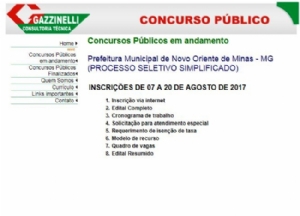 PREFEITURA ABRE PROCESSO SELETIVO SIMPLIFICADO