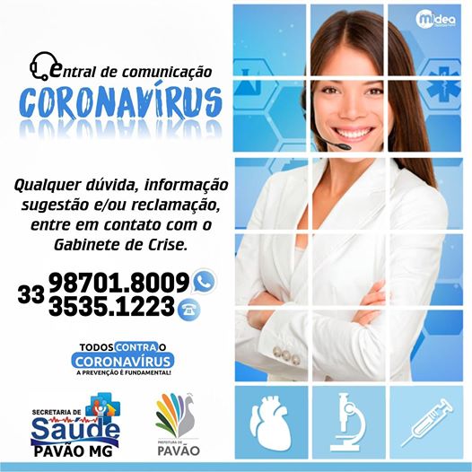 CENTRAL DE COMUNICAÇÕES - CORONAVÍRUS