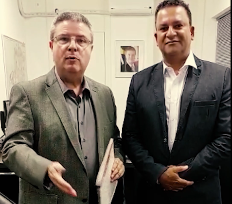 NÊGO SAMPAIO EM AUDIÊNCIA COM SENADOR ANASTASIA