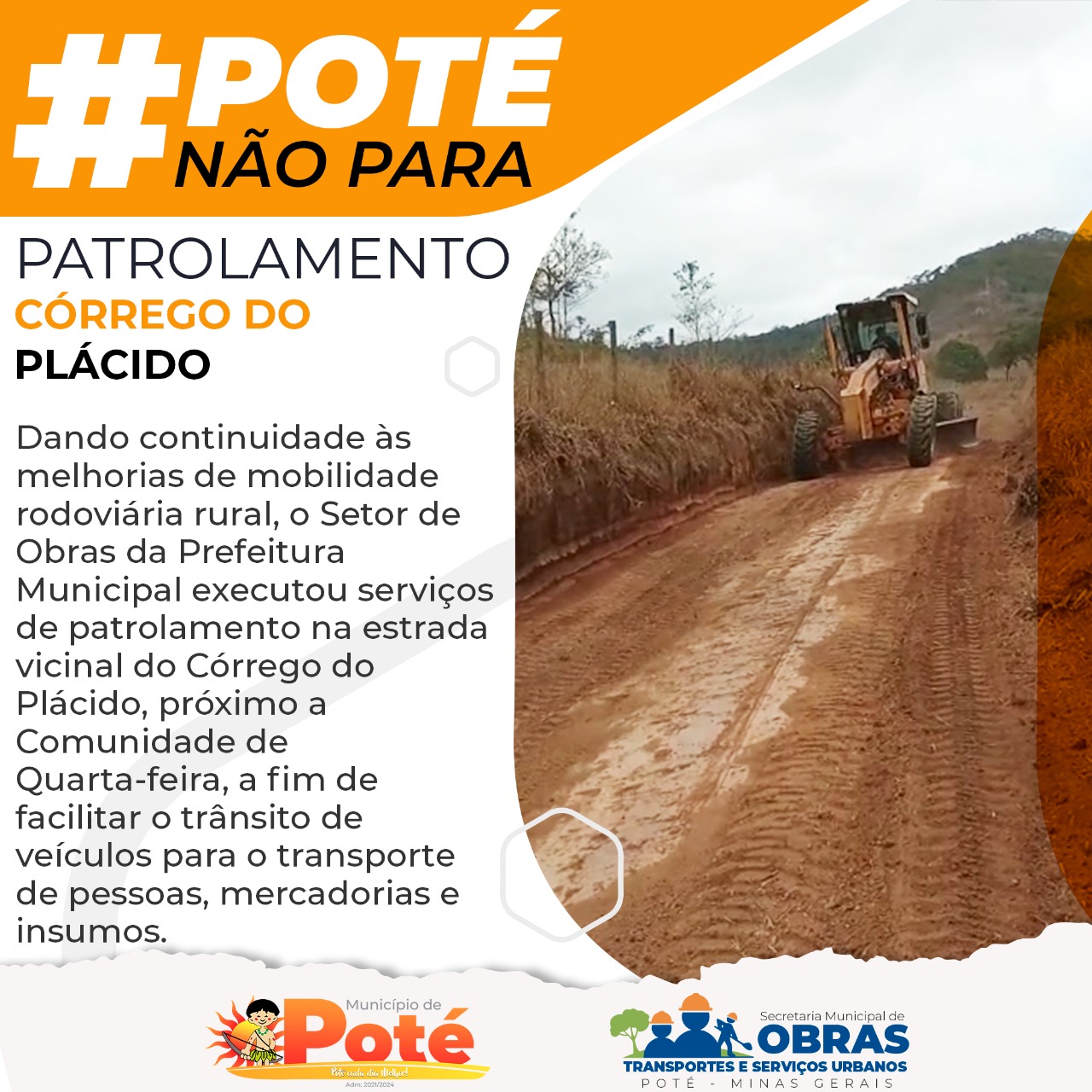PATROLAMENTO NO CÓRREGO DO PLÁCIDO