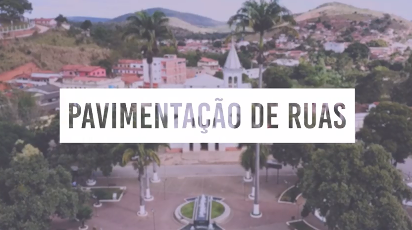 PAVIMENTAÇÃO DE RUAS NO MUNICÍPIO - REVITALIZAÇÃO DA...