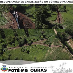 RECUPERAÇÃO DE CANALIZAÇÃO NO CÓRREGO PARANÃ