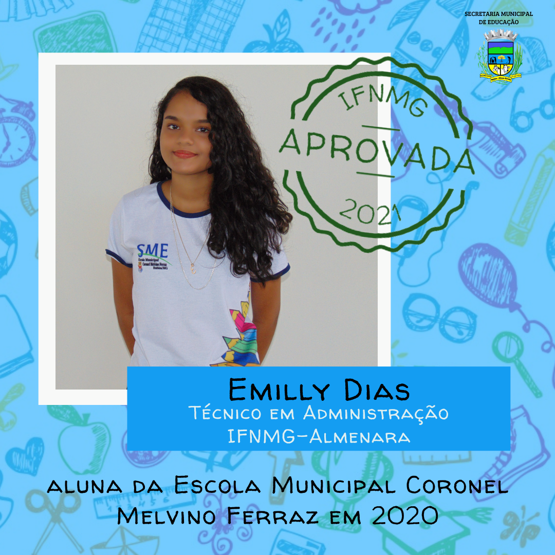 APROVAÇÃO DE EX-ALUNOS DA ESCOLA MUNICIPAL CORONEL M...