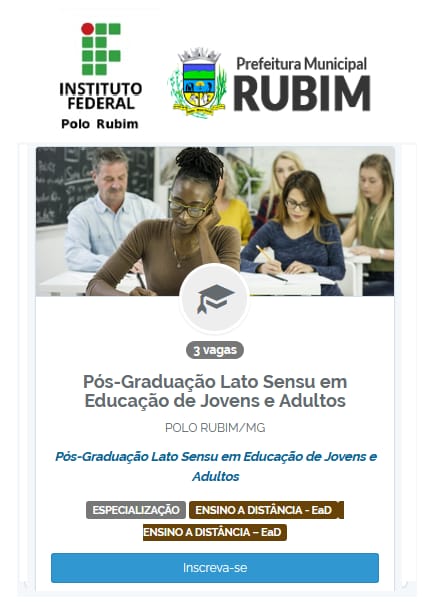 CURSO DE PÓS-GRADUAÇÃO LATO SENSU
