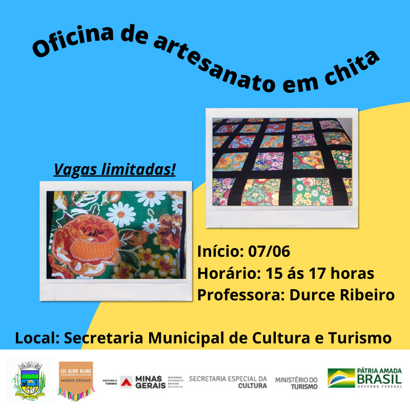 OFICINA DE ARTESANATO EM CHITA