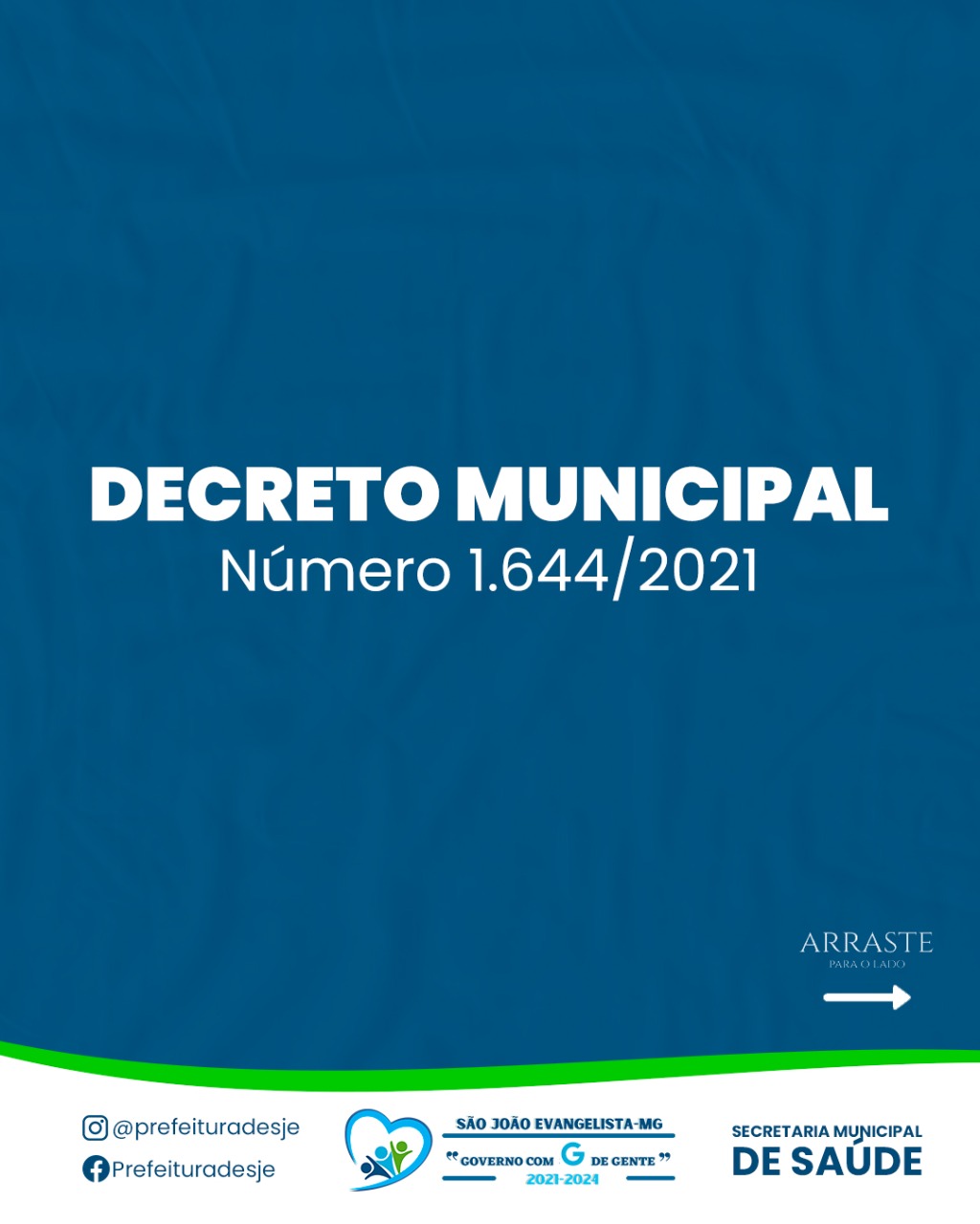 DECRETO MUNICIPAL Nº 1.644/2021