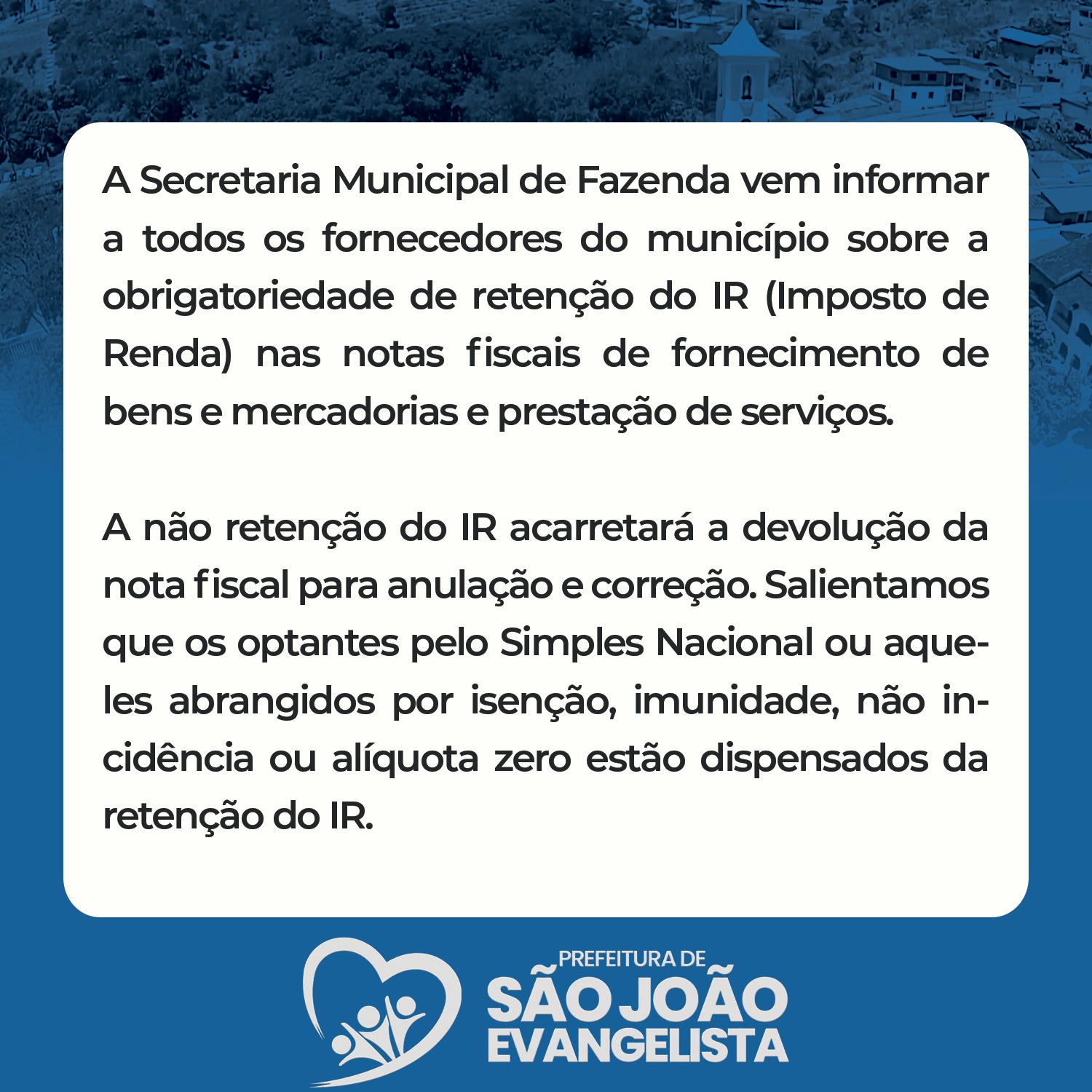 OBRIGATORIEDADE DA RETENÇÃO DO IMPOSTO DE RENDA NAS ...