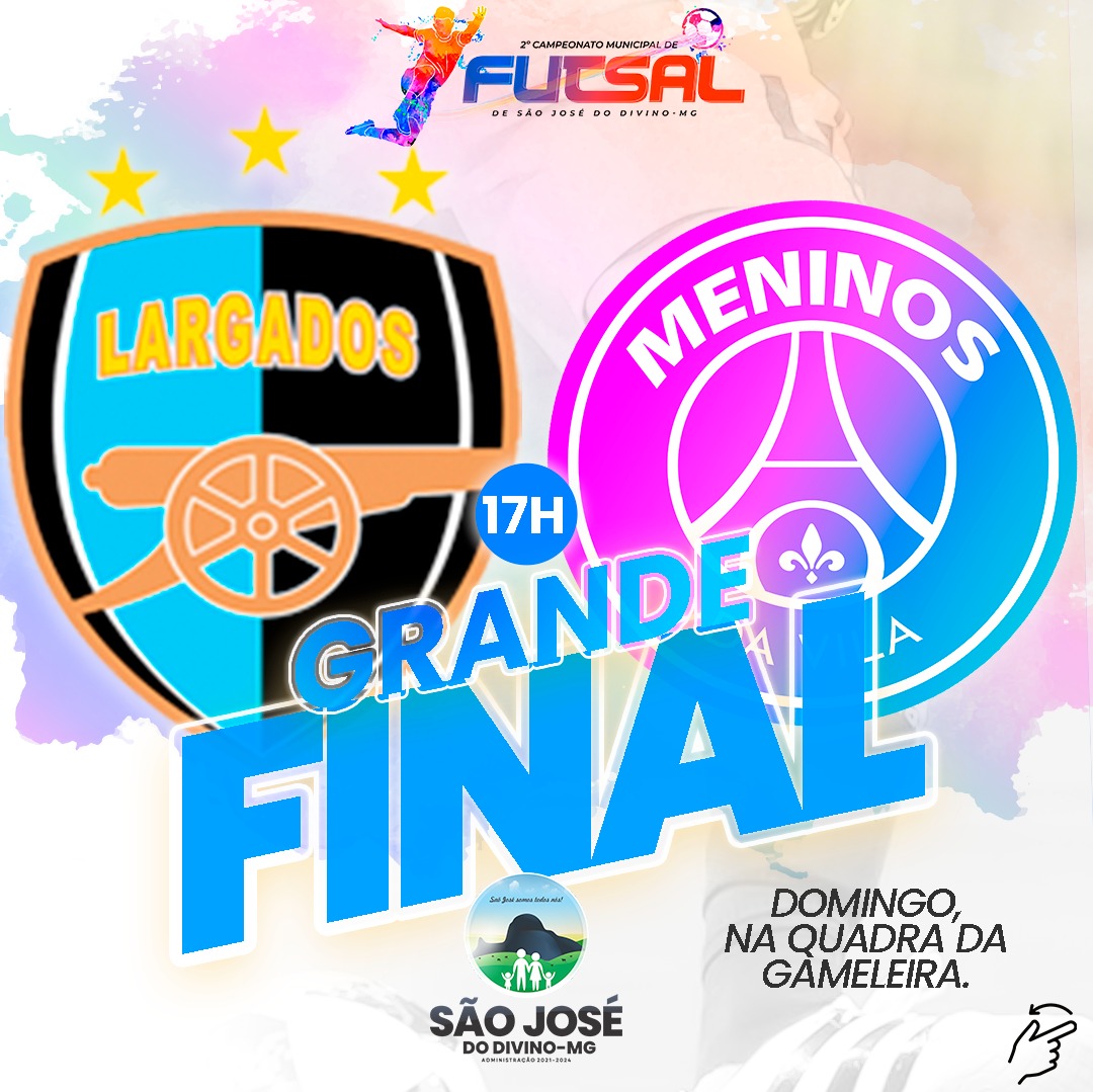 2º CAMPEONATO MUNICIPAL DE FUTSAL DE SÃO JOSÉ DO DIV...