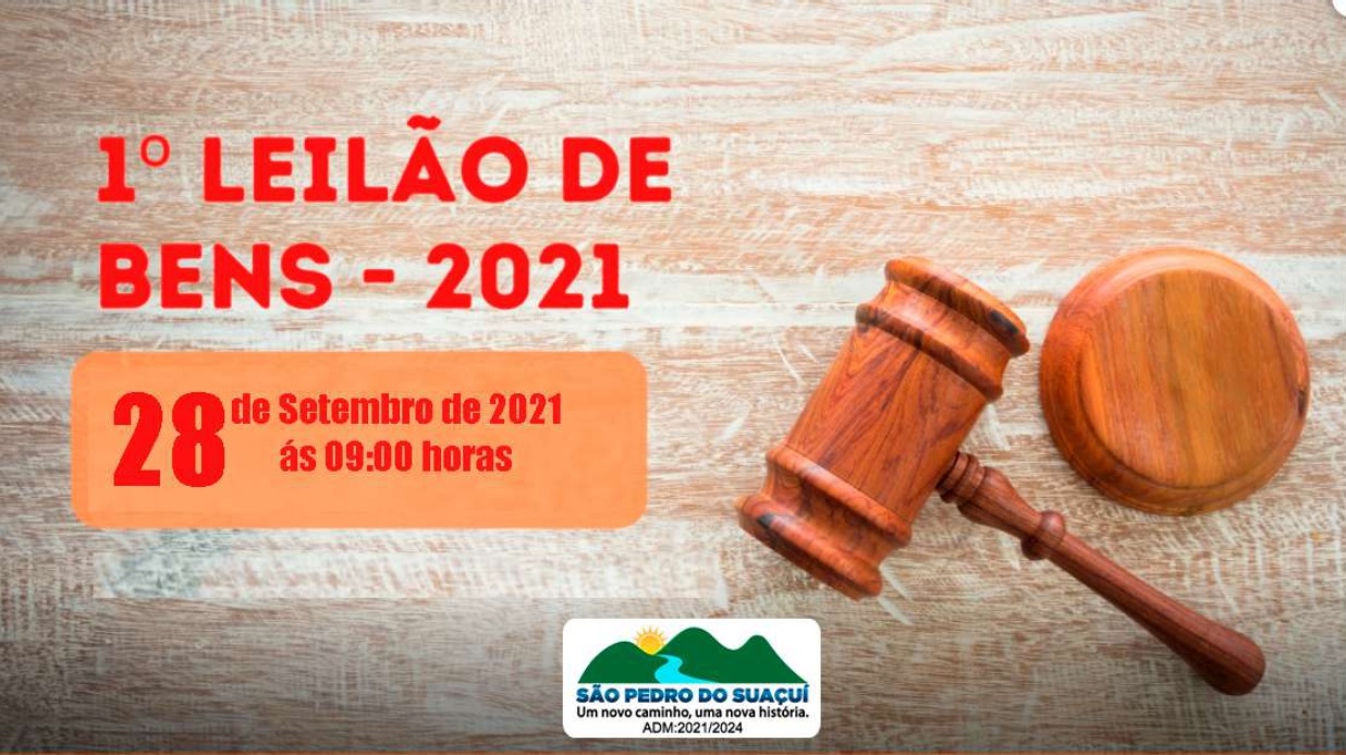 1º LEILÃO DE BENS - 2021