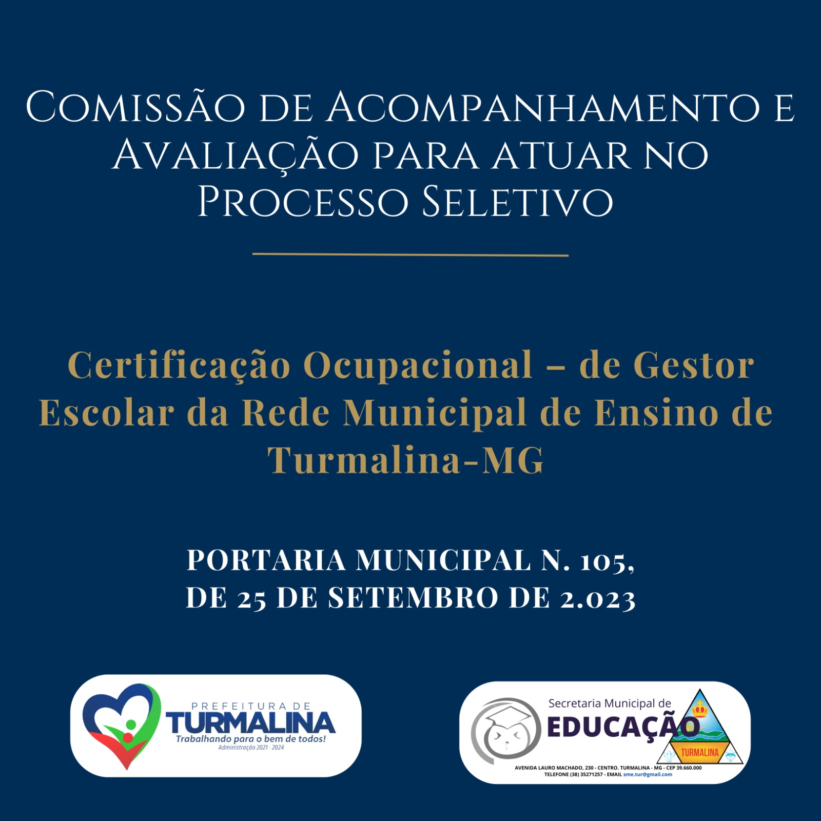 COMISSÃO DE ACOMPANHAMENTO E AVALIAÇÃO PARA ATUAR NO...