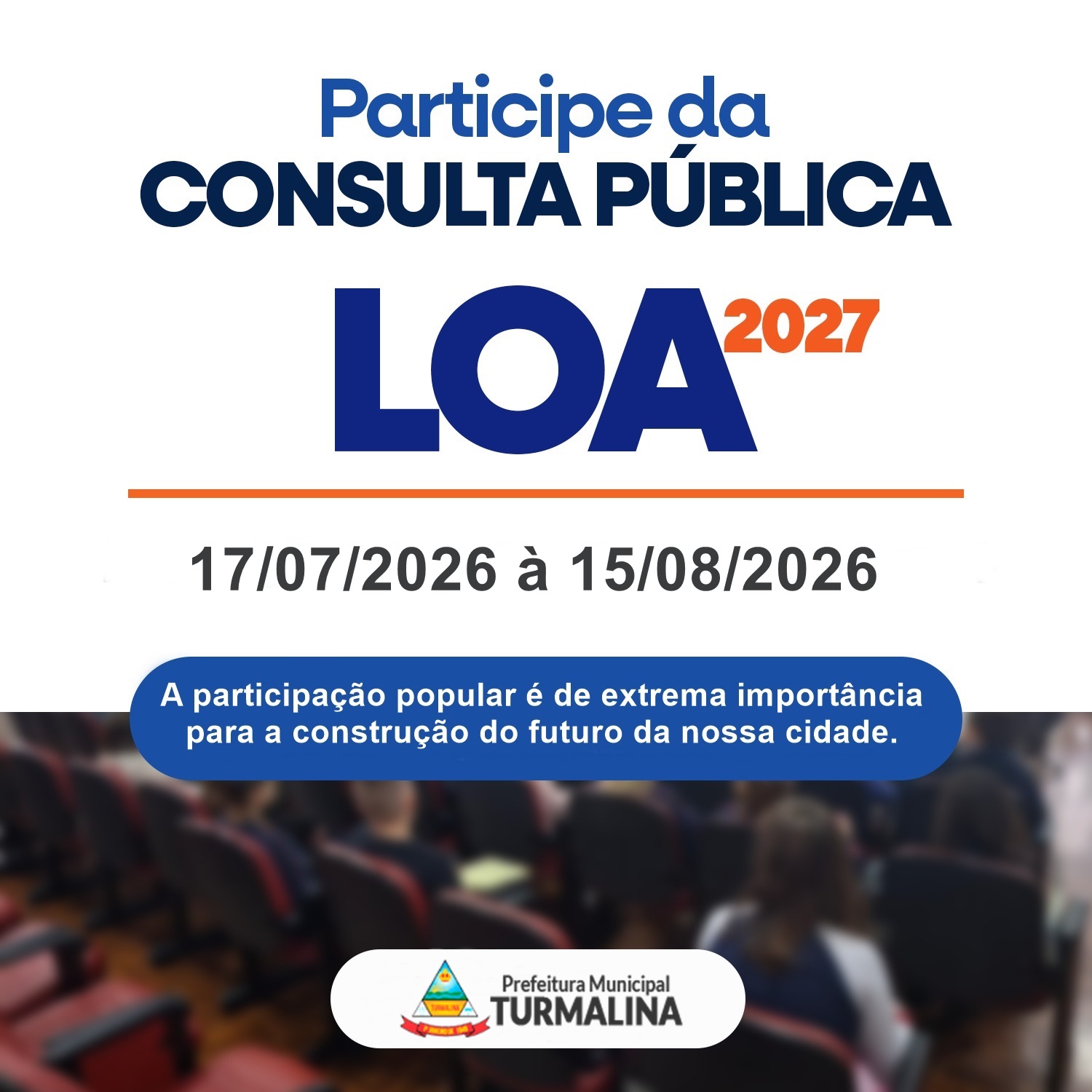 CONSULTA PÚBLICA PARA ELABORAÇÃO DA LEI ORÇAMENTÁRIA...