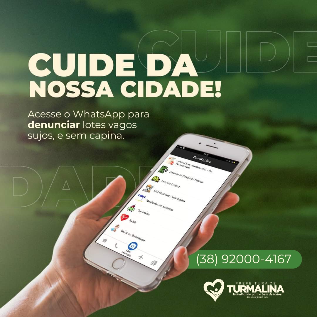CUIDE DA NOSSA CIDADE!