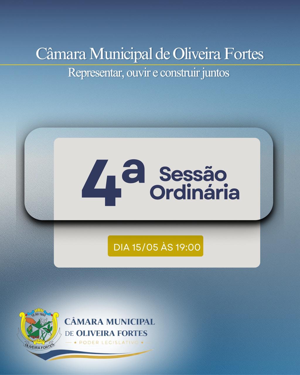 A CÂMARA MUNICIPAL DE OLIVEIRA FORTES CONVIDA TODA A...