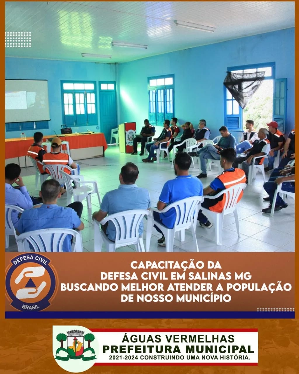 CAPACITAÇÃO DA DEFESA CIVIL EM SALINAS/MG
