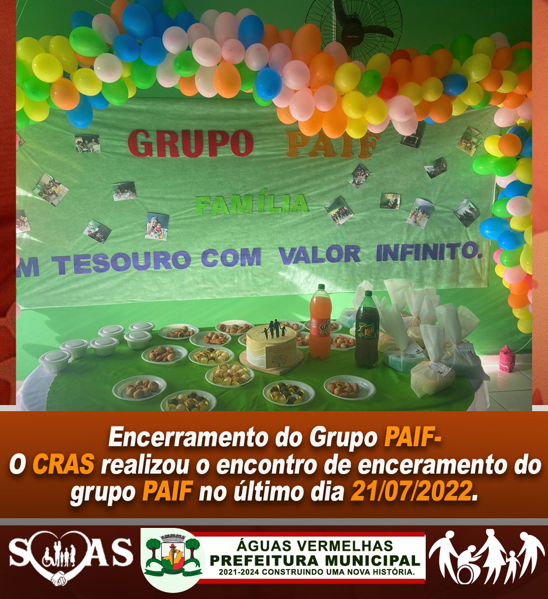 ENCERRAMENTO DO GRUPO PAIF