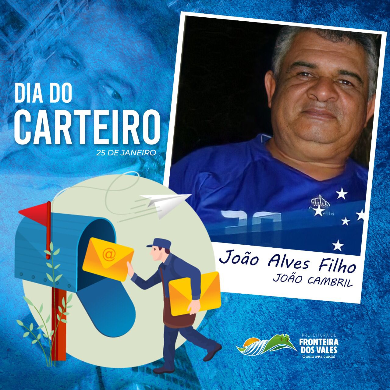 DIA DO CARTEIRO, 25 DE JANEIRO