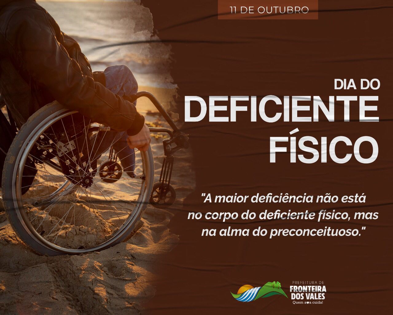 DIA DO DEFICIENTE FÍSICO - 11 DE OUTUBRO