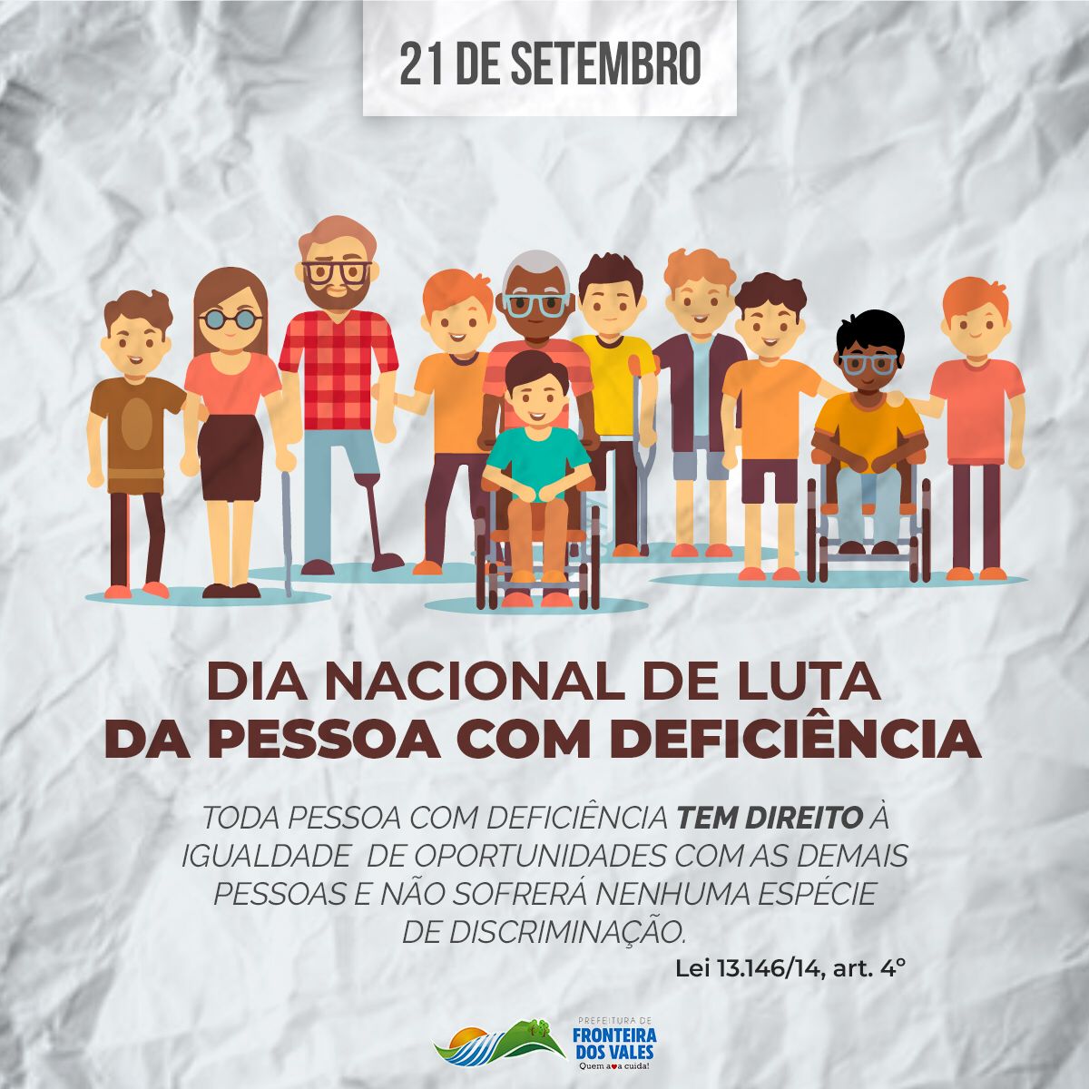 DIA NACIONAL DE LUTA DA PESSOA COM DEFICIÊNCIA - 21 ...