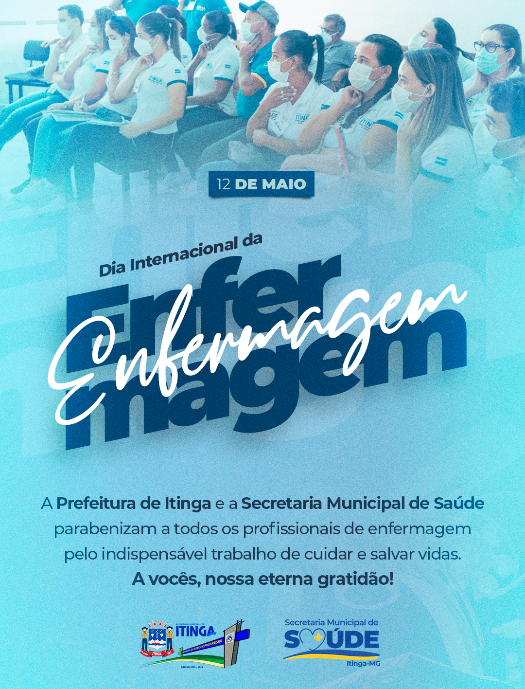 12 DE MAIO – DIA MUNDIAL DA ENFERMAGEM E DO ENFERMEIRO