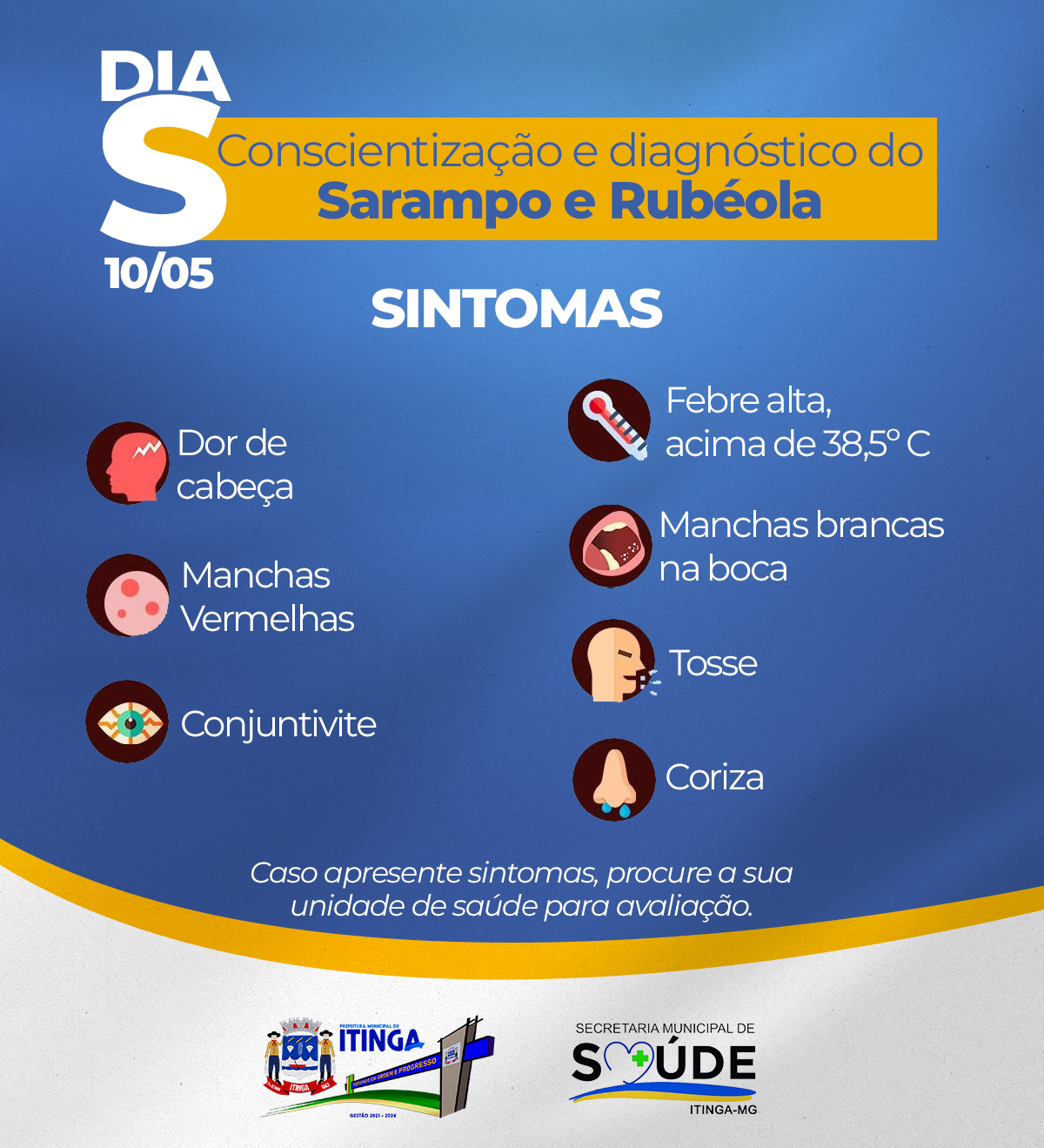 DIA S DE CONSCIENTIZAÇÃO E DIAGNÓSTICO DO SARAMPO E ...