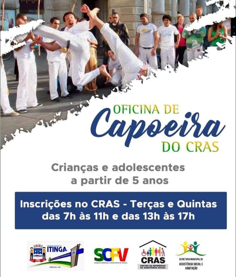 OFICINA DE CAPOEIRA DO CRAS, CRIANÇAS E ADOLESCENTES...