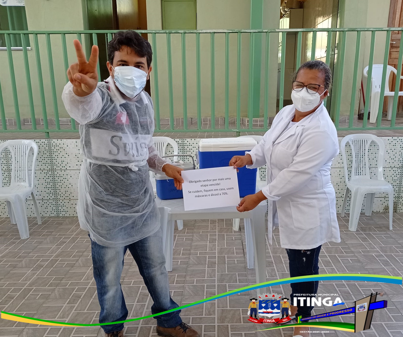 PREFEITURA REALIZA DIA D DE IMUNIZAÇÃO CONTRA A COVI...