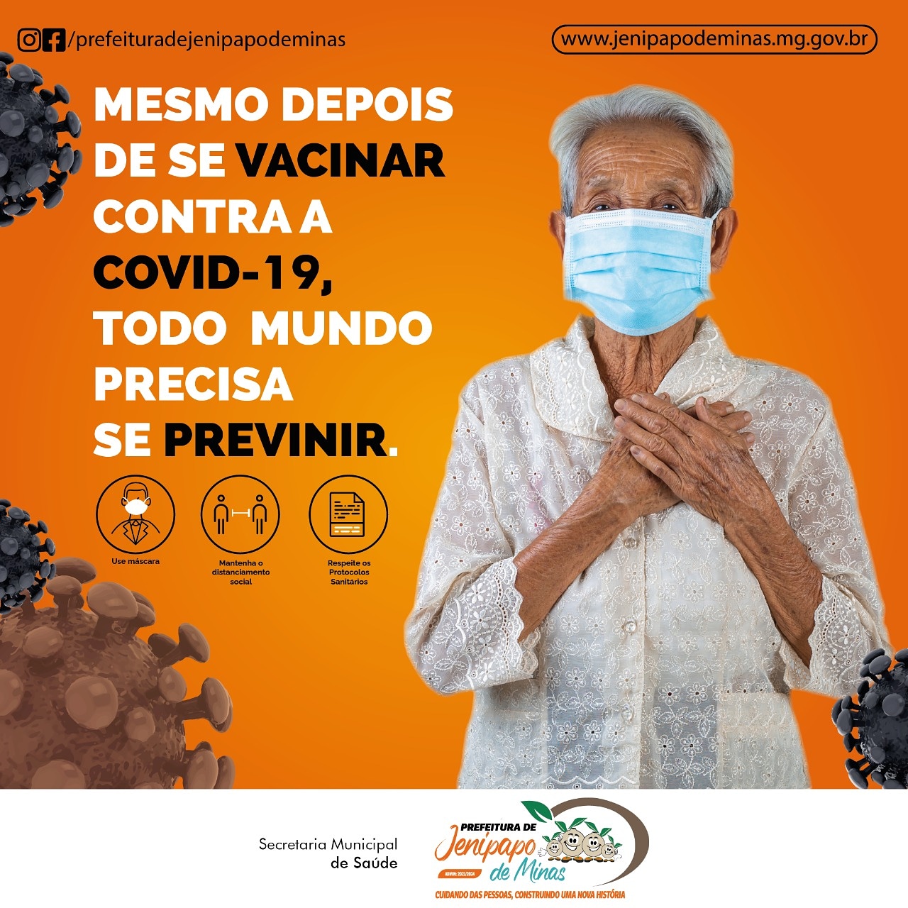 A PREVENÇÃO CONTRA CONTRA COVID-19 CONTINUA!