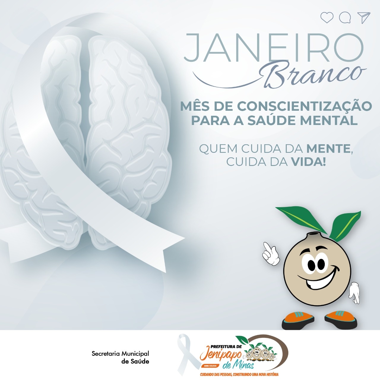 JANEIRO BRANCO - MÊS DE CONSCIENTIZAÇÃO PARA A SAÚDE...