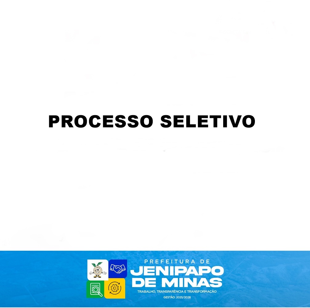 PROCESSO SELETIVO PÚBLICO Nº 001/2026