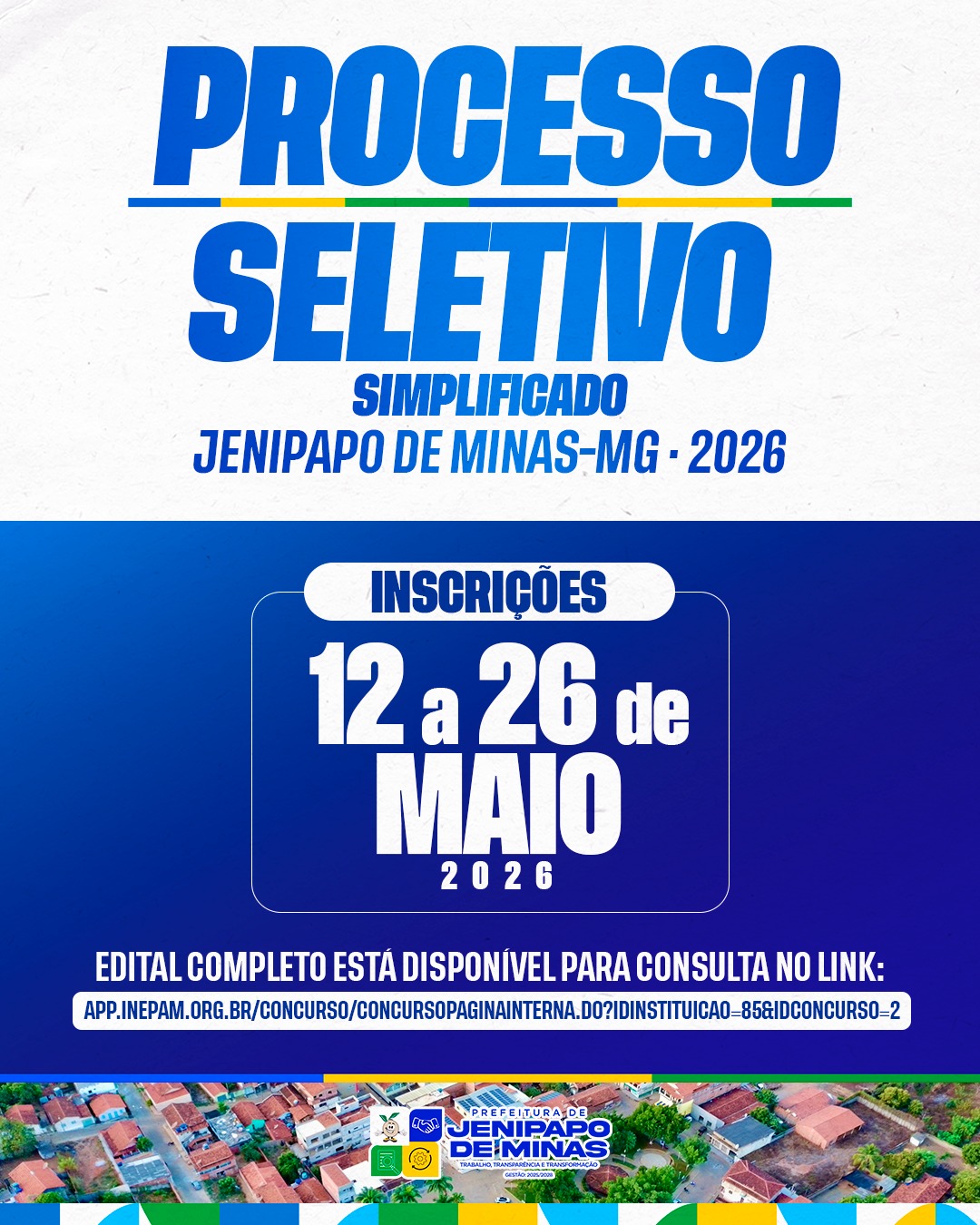PROCESSO SELETIVO SIMPLIFICADO Nº 002/2026