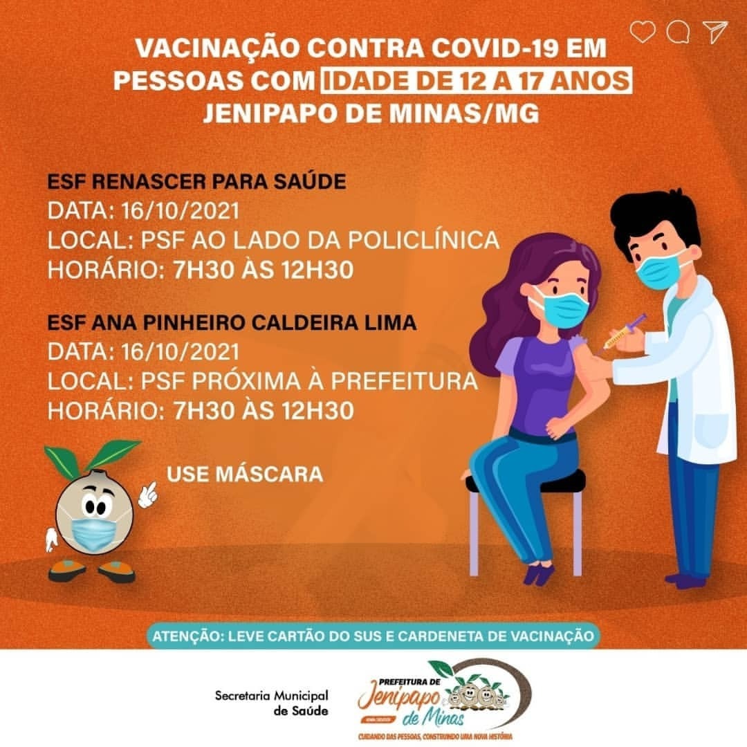 VACINAÇÃO CONTRA COVID-19 EM PESSOAS COM IDADE DE 12...