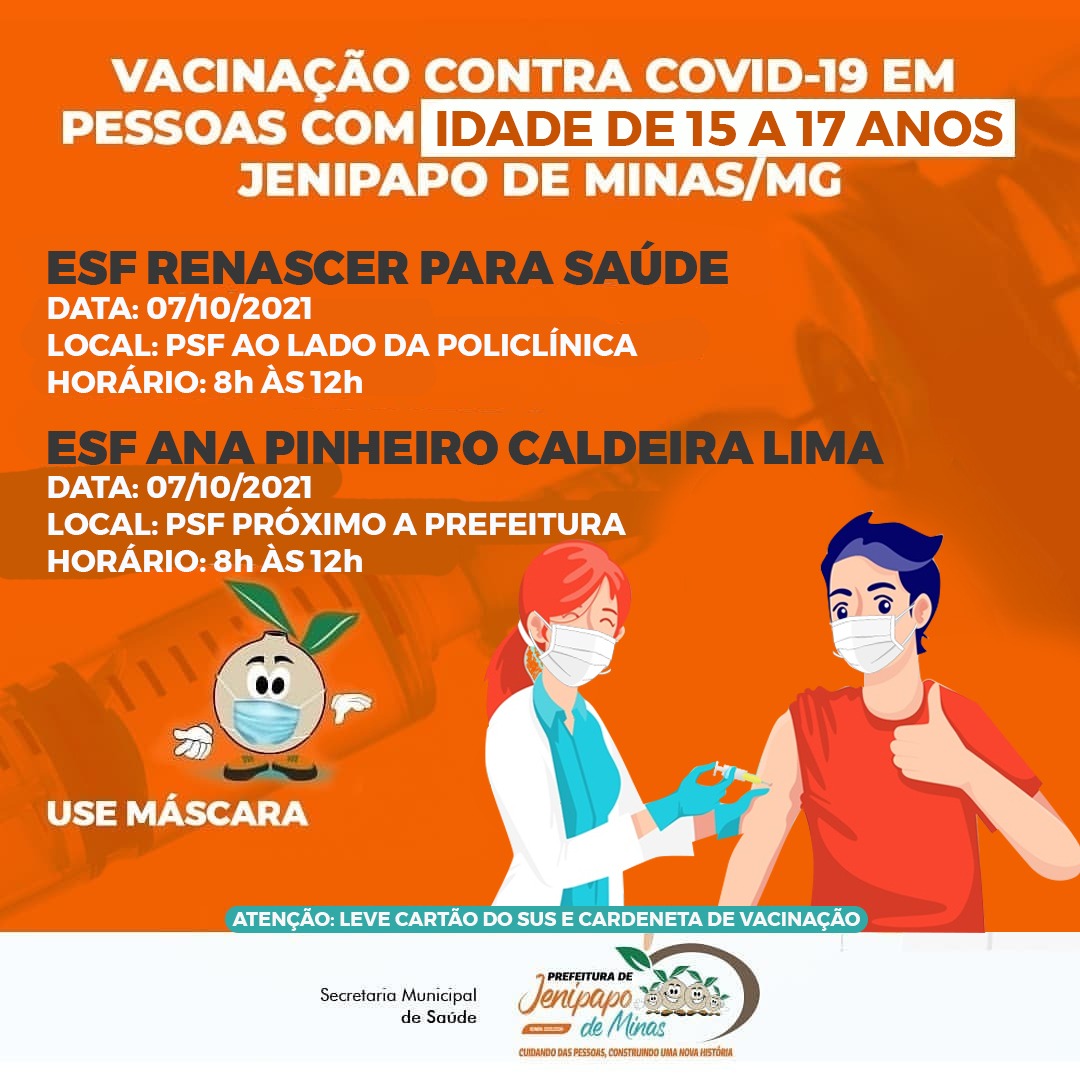 VACINAÇÃO CONTRA COVID-19 EM PESSOAS COM IDADE DE 15...