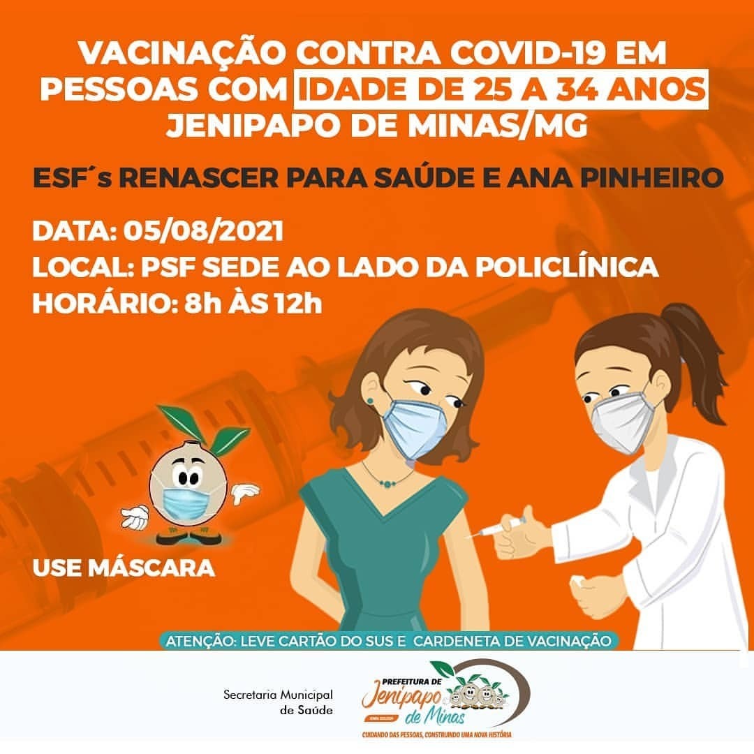 VACINAÇÃO CONTRA COVID-19 EM PESSOAS COM IDADE DE 25...