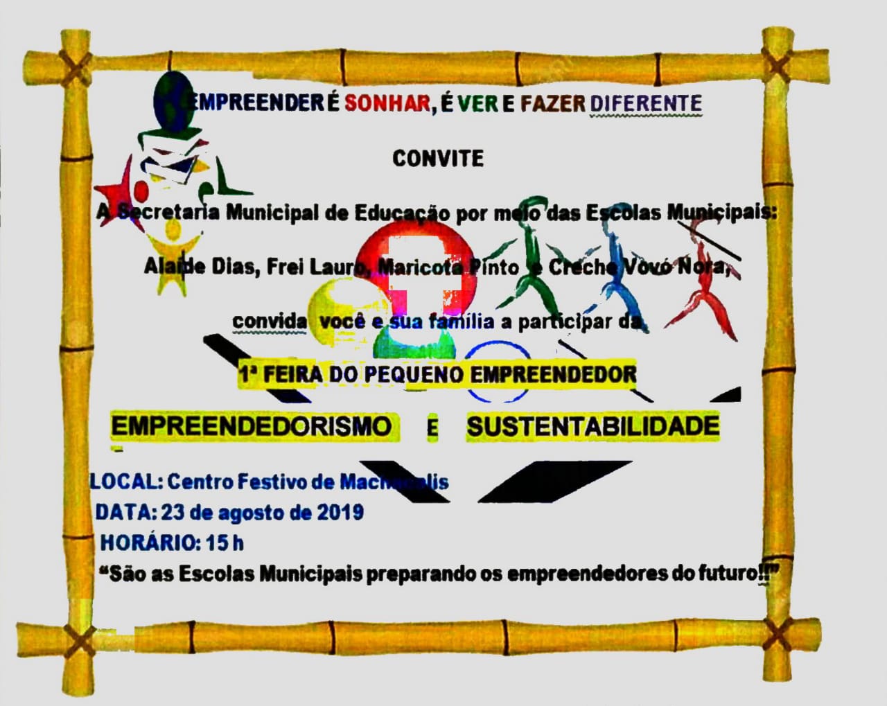 1ª FEIRA DO PEQUENO EMPREENDEDOR 1ª FEIRA DO PEQUENO EMPREENDEDOR