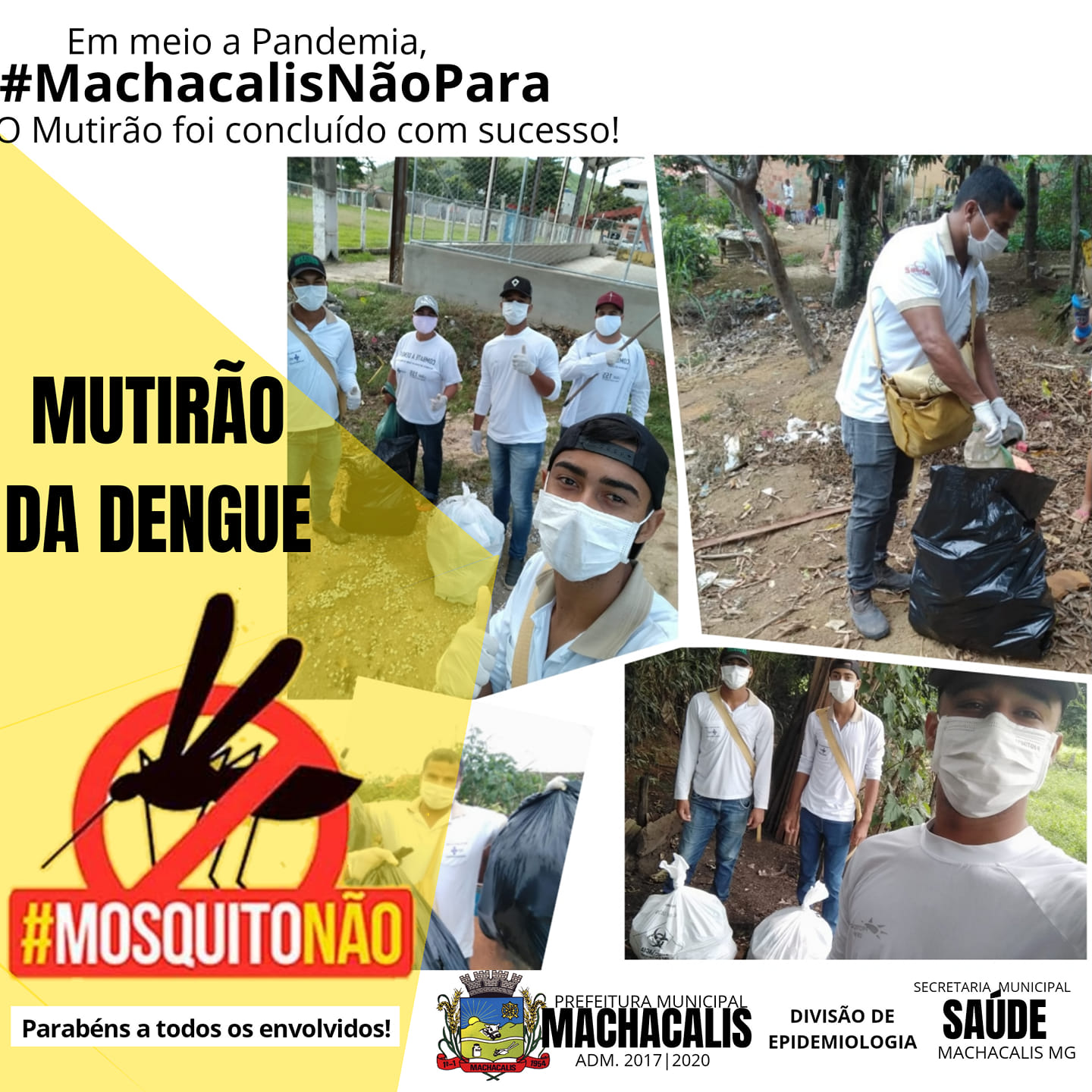AGENTES DE ENDEMIAS FIZERAM MUTIRÃO NO MUNICÍPIO