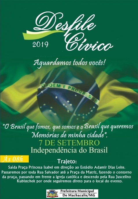 DESFILE CÍVICO EM COMEMORAÇÃO À INDEPENDÊNCIA DO BRASIL DESFILE CÍVICO EM COMEMORAÇÃO À INDEPENDÊNCIA DO BRASIL