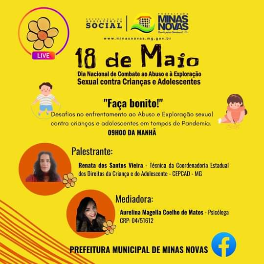 18 DE MAIO DIA NACIONAL DE COMBATE AO ABUSO E À EXPL...