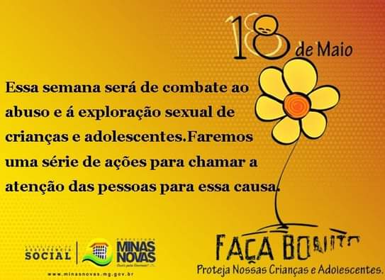 SEMANA DE COMBATE AO ABUSO E À EXPLORAÇÃO SEXUAL DE ...
