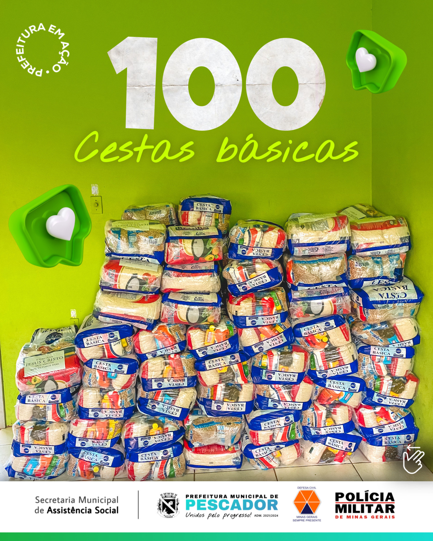 100 CESTAS BÁSICAS