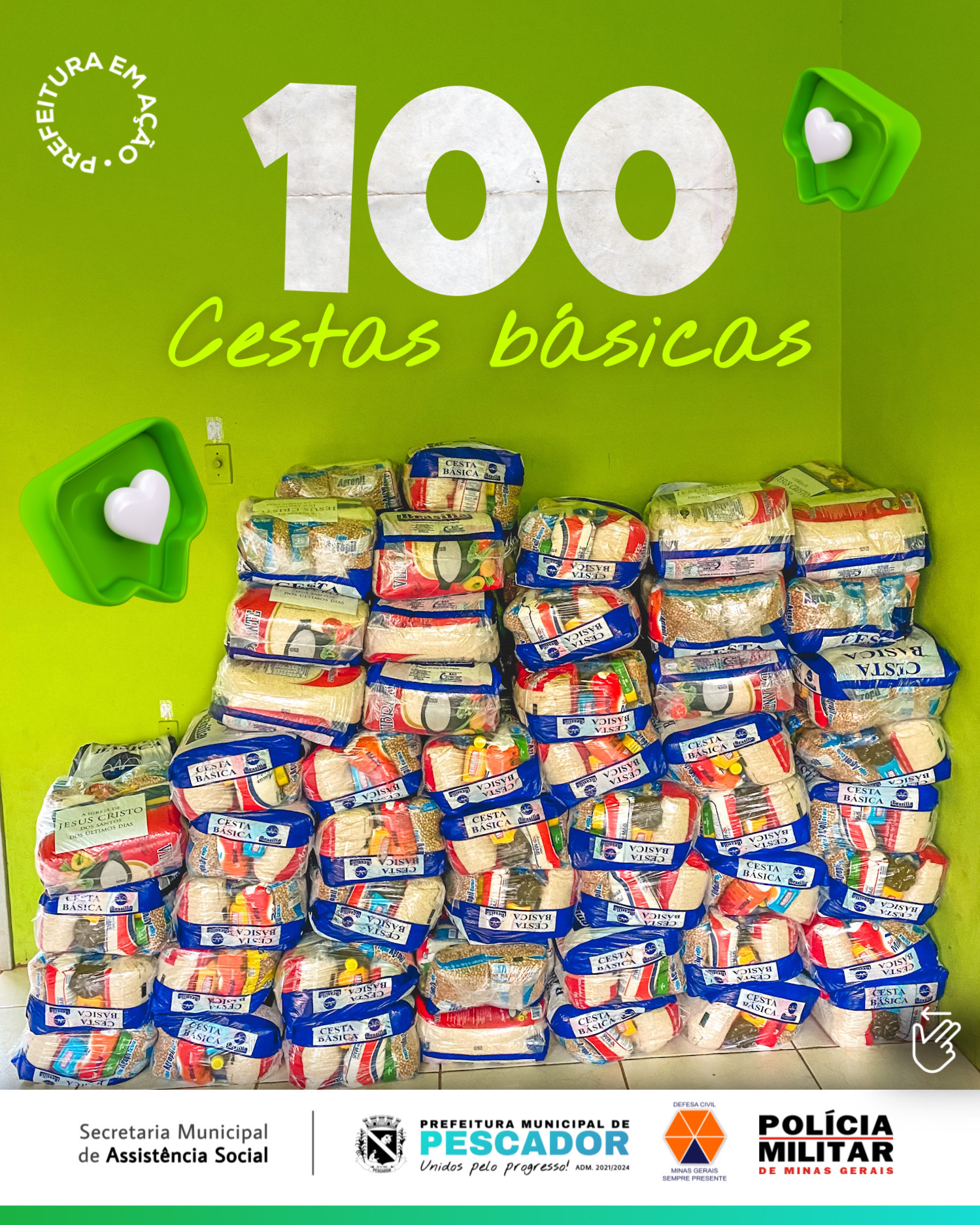 100 CESTAS BÁSICAS