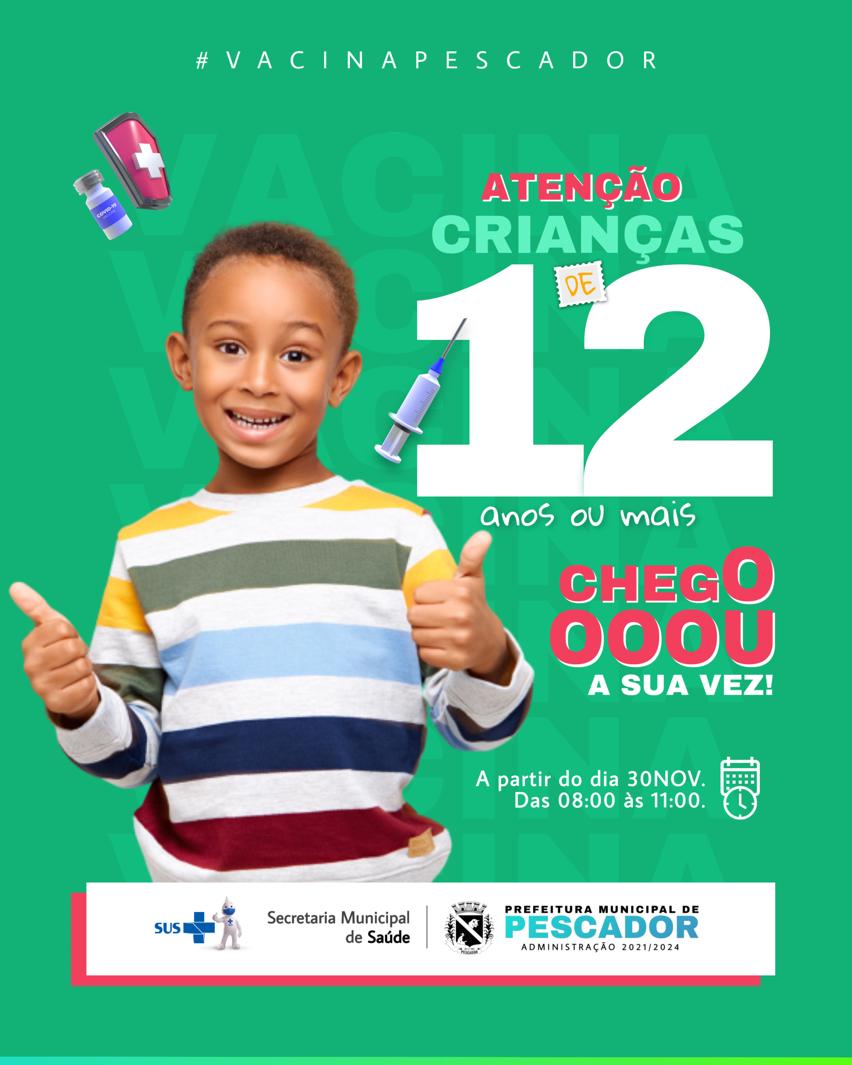 A VACINAÇÃO CONTRA A COVID-19 BAIXOU PARA 12 ANOS OU...