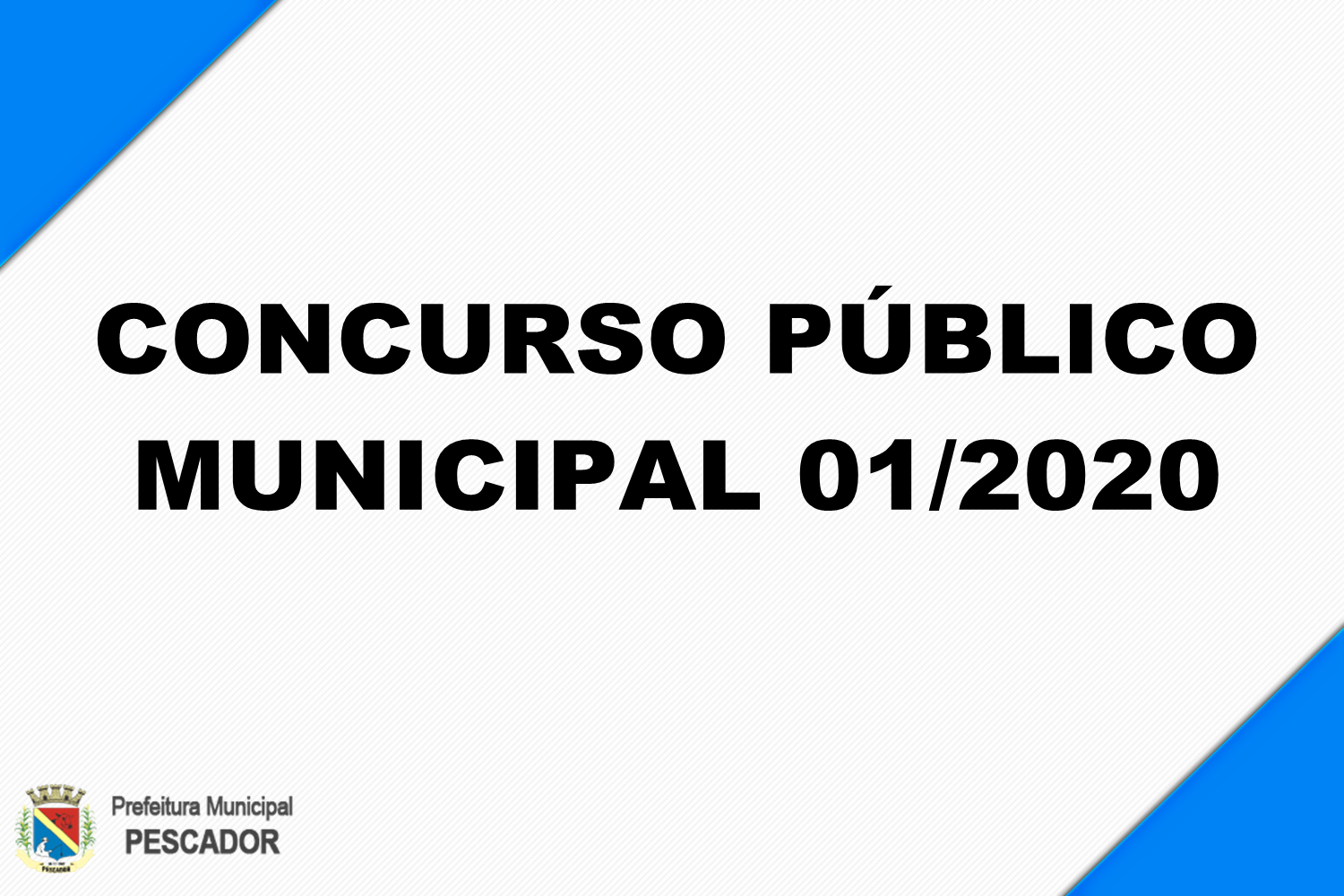 CONCURSO PÚBLICO MUNICIPAL 01/2020